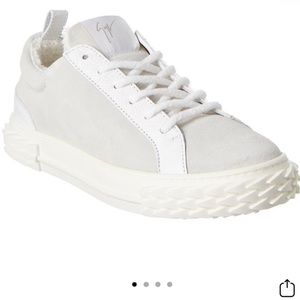 Giuseppe Zanotti Blabber Suede & Leather Sneaker Size 36 worn once